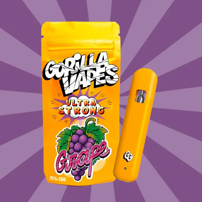 Pack CBD Gorilla Grillz - 50GR MINI B + VAPE (SABOR A ELEGIR)